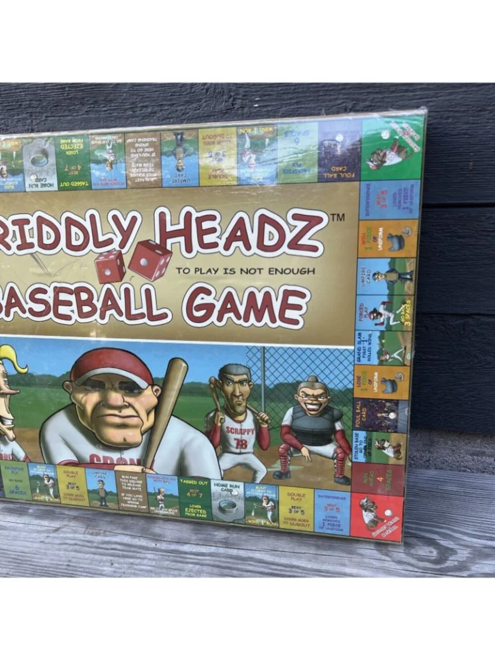 RARE Griddly Headz Baseball Family Board Game 2005~New & Factory Sealed!